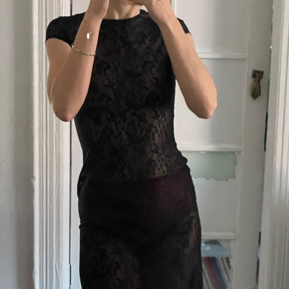 Reformation Declan lace dress
